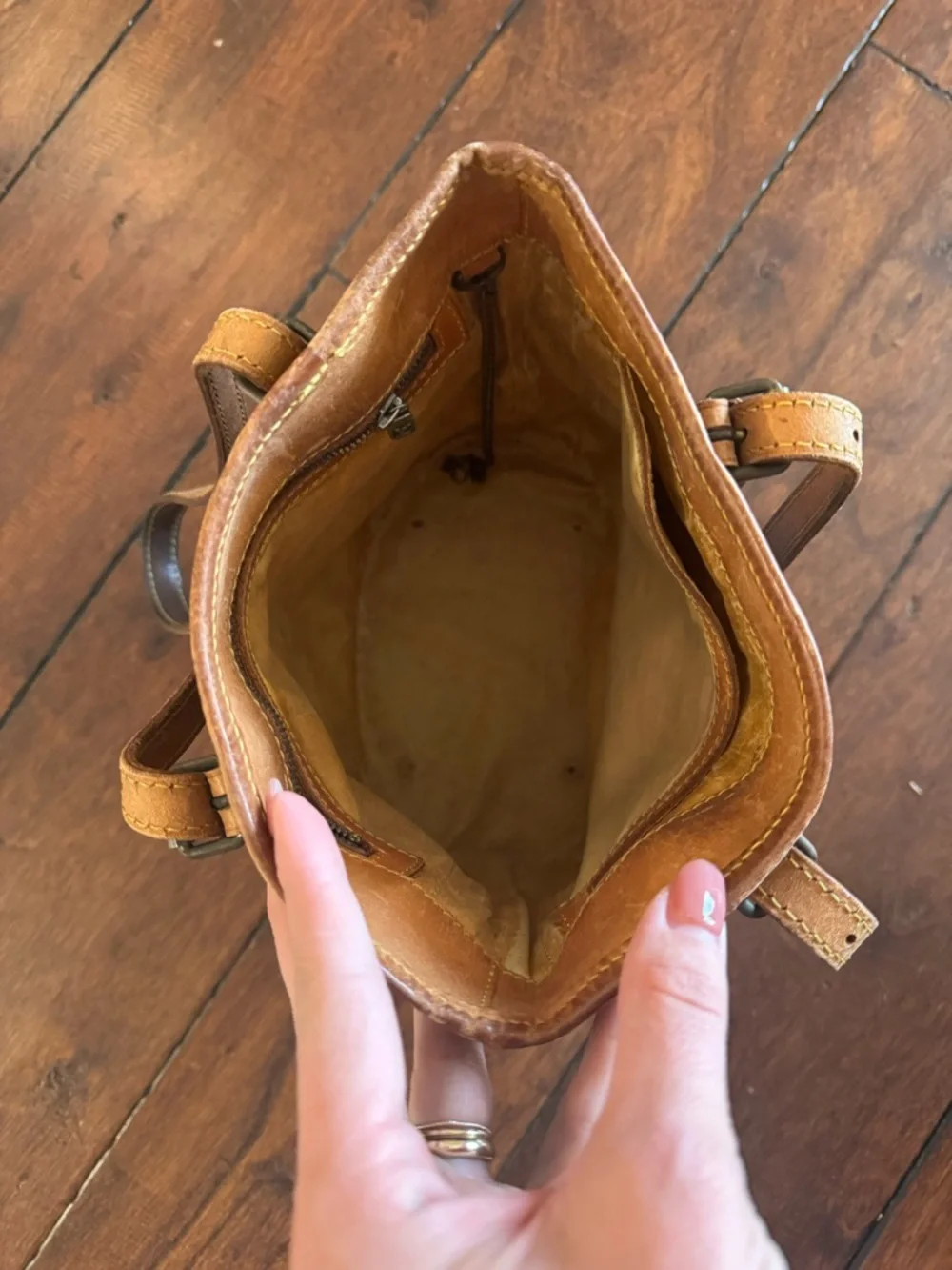 Vintage Louis Vuitton Monogram petit bucket 23 - Picture 5 of 7